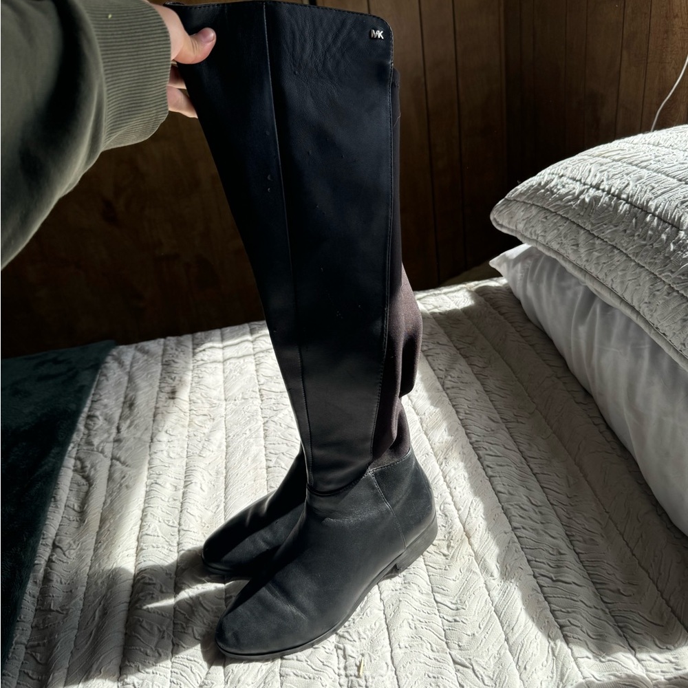 Michael Kors Black Knee-High Boots